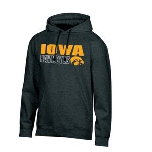 NCAA Iowa Hawkeyes 2XL Charcoal Gray Hooded Sweatshirt New With Tags